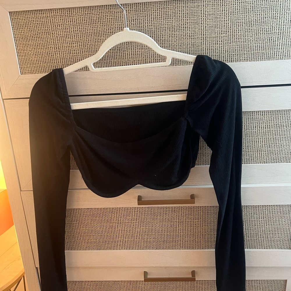 Princess Polly long sleeve mini crop